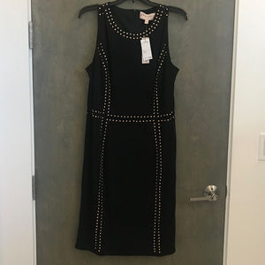 NWT BLACK EVERYDAY PHILOSOPHY STUDDED DRESS